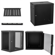 19" 4/6/9/12U Black Wall