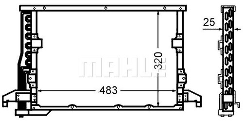 512 000s mahle - 000s, condenser