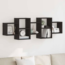 Wall Shelf Black Oak 129x18x42