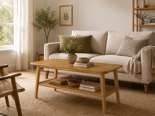 Solid oak scandic - oak, 36"x18"