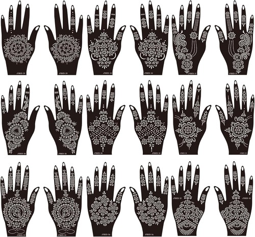 Henna tattoo stencil kit - henna,