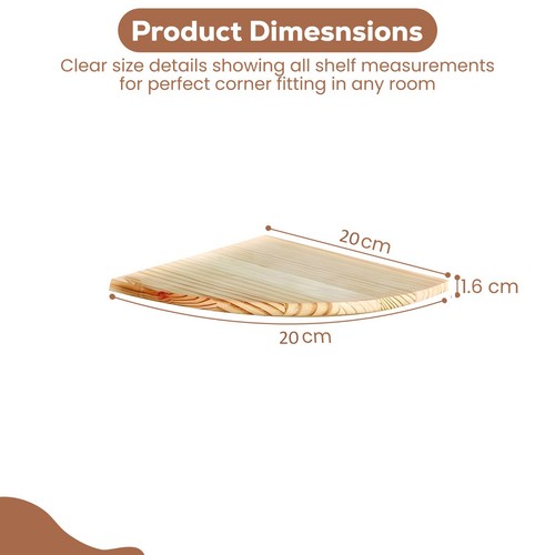Wooden pine natural - pine, corner