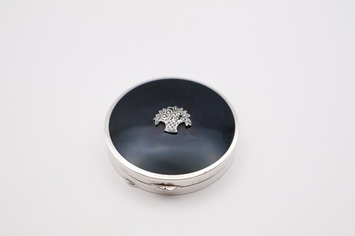 Antique silver enamel - antique,