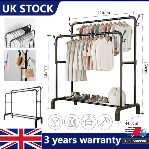 Double clothes rail hanging - rail,