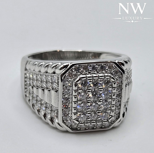 3ctw moissanite ring vvs1 - 3ctw,