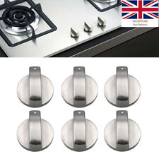 6Pcs Cooker Knobs 6mm Gas Stove Knobs Stove Replacement Metal Knobs Accessories