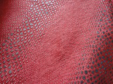 Red / Black  Raised Snake