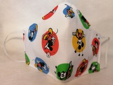 MICKEY MOUSE HAND MADE COTTON FACE MASK, ADULT UNISEX
