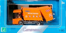 Cararama 1:80 Refuse Truck - orange   BNIB