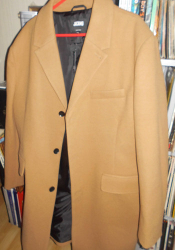 Mens jacamo camel crombie - jacamo,