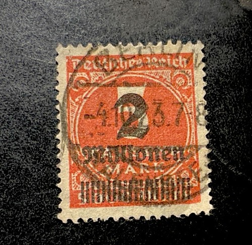 Stamp german reich minr - german, 312