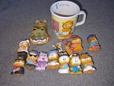 Garfield Cat Pencil Toppers Vintage R  Dakin & Mug Cup, Figure Toy
