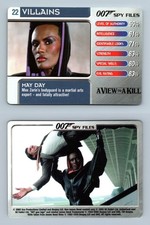 May Day #22 Villains 007 Spy Files 2002 James Bond CCG Trading Card