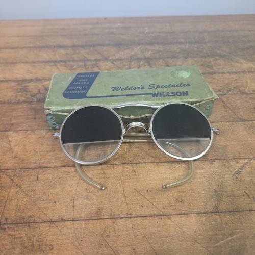 Vintage willson safety goggles - safety,