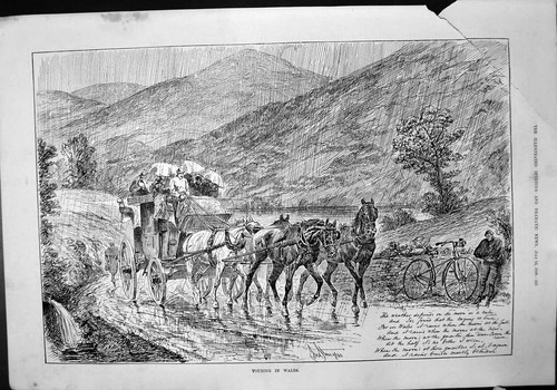 Old print touring - print,