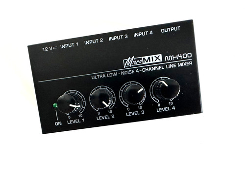 Micromix mh400 channel audio - micromix,