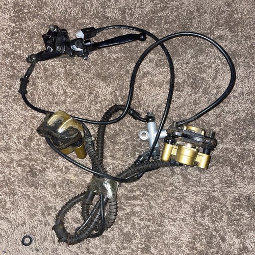 Manual hydraulic brake for - , a