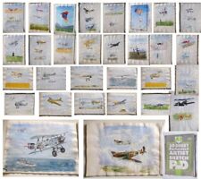 1991 Artists Sketch Book AEROPLANES AIRCRAFT AVIATION Original Paintings Artwork