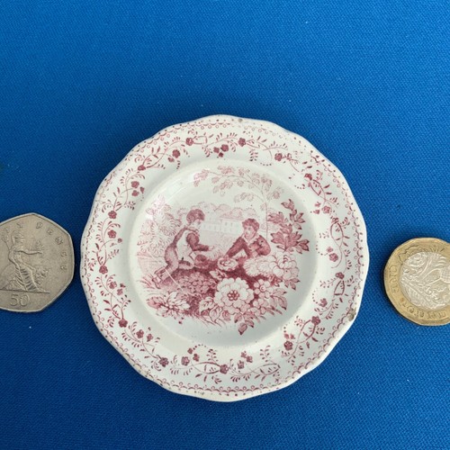 Antique miniature creamware - miniature,