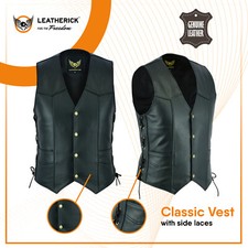 Men Classic Motorcycle Leather