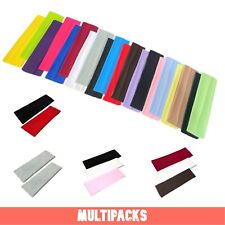 7 cm Wide Headbands 2 Pack Plain Stretchy Soft Hair Band Unisex Kylie headband