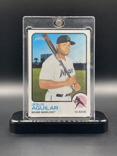 2022 Topps Heritage Jesus Aguilar Miami Marlins #298