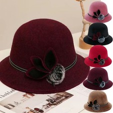 Bow Bowler Women Hat Fedoras