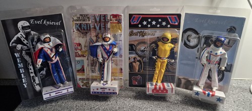 Evel knievel set 7inch - of,