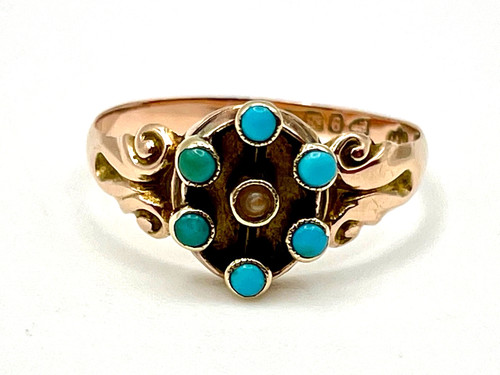 Antique 9ct rose gold - antique,
