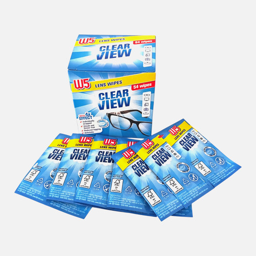 Lens cleaning wipes - lens, for