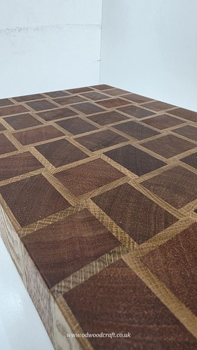 Basket weave end grain - end,