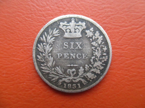 1831 sixpence william iiii - sixpence,