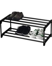 XIANGLV Shoe Rack, 2-Tier Shoe Rack Small, Shoe Racks Storage Organizer, Anti-Ru