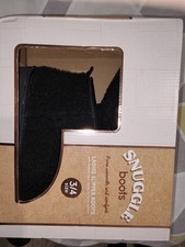 Snuggle Boots Women's Memory Foam Slipper Boots Size 3/4