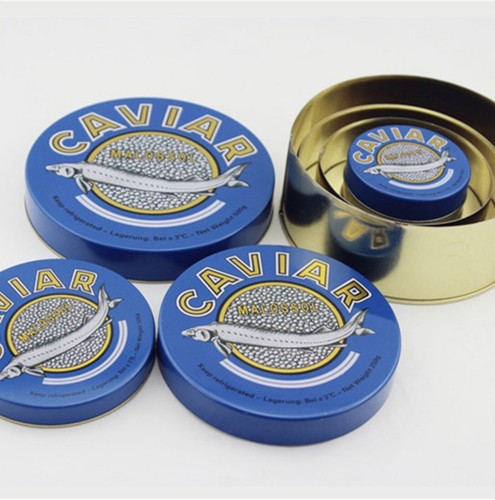 Empty caviar tins 500g 12 - empty,