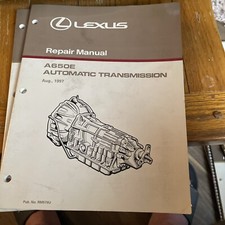1997-1999 Lexus SC400 GS300 GS400 A650E Transmission Service Repair Manual 1998