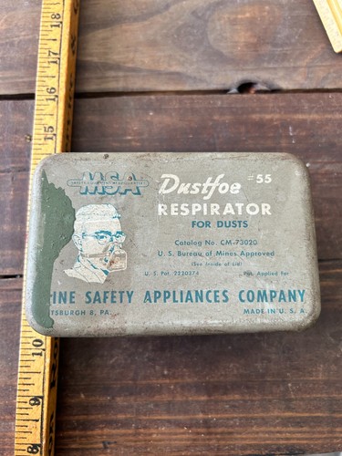 Vintage msa dustfoe respirator - vintage,
