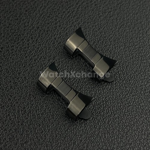 Piece black curved end for - 2,