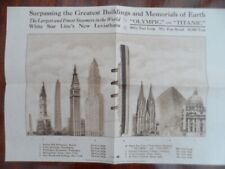 1912 RMS TITANIC MEMORABILIA -