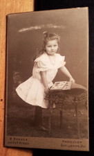 little girl with picture