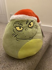 Grinch Plush With Santa Hat