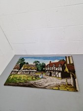 Vintage 36" Carpet / Tapestry