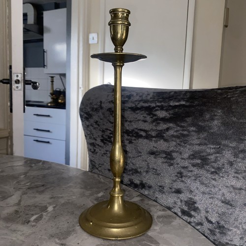 Brass candle stick holder - brass,