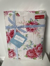 Cath Kidston Classic Rose King Size Duvet Set Brand New Discontinued RRP £103