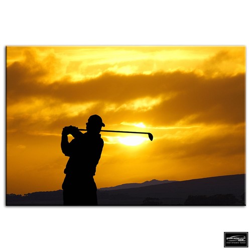 Golf sunset sports box - golf,