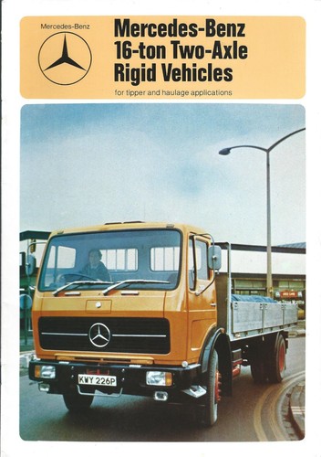 Truck brochure mercedes benz - truck,