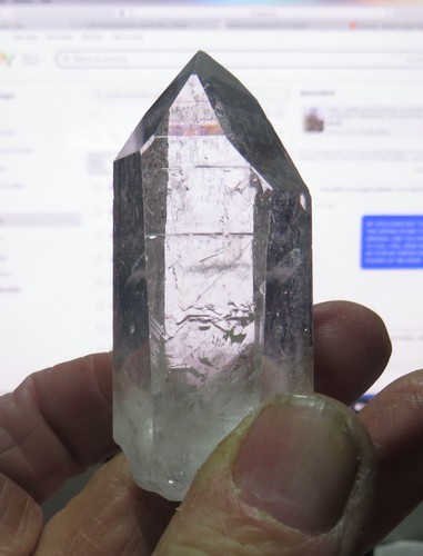 Large quartz crystal cluster - quartz,