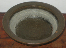 studio pottery footed bowl