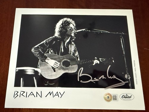 Brian may queen hand signed - brian, in