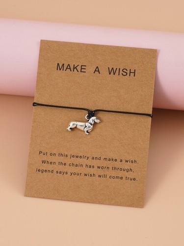 Dachshund charm bracelet - dachshund,
